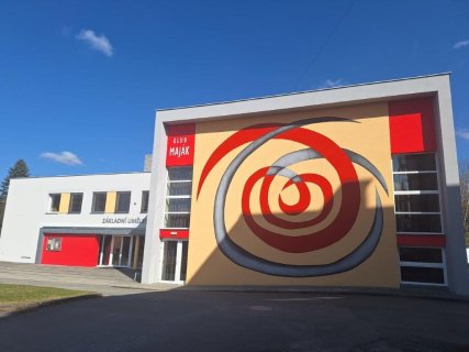 ZUŠ Bojkovice povrchová úprava fasády